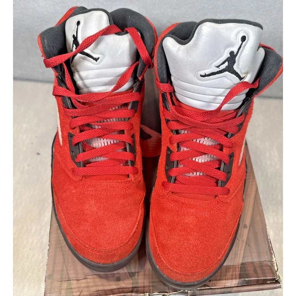 Nike Air Jordan 5 Retro Raging Bull 2021 DD0587-600 Men's Size 9.5. **No Soles**